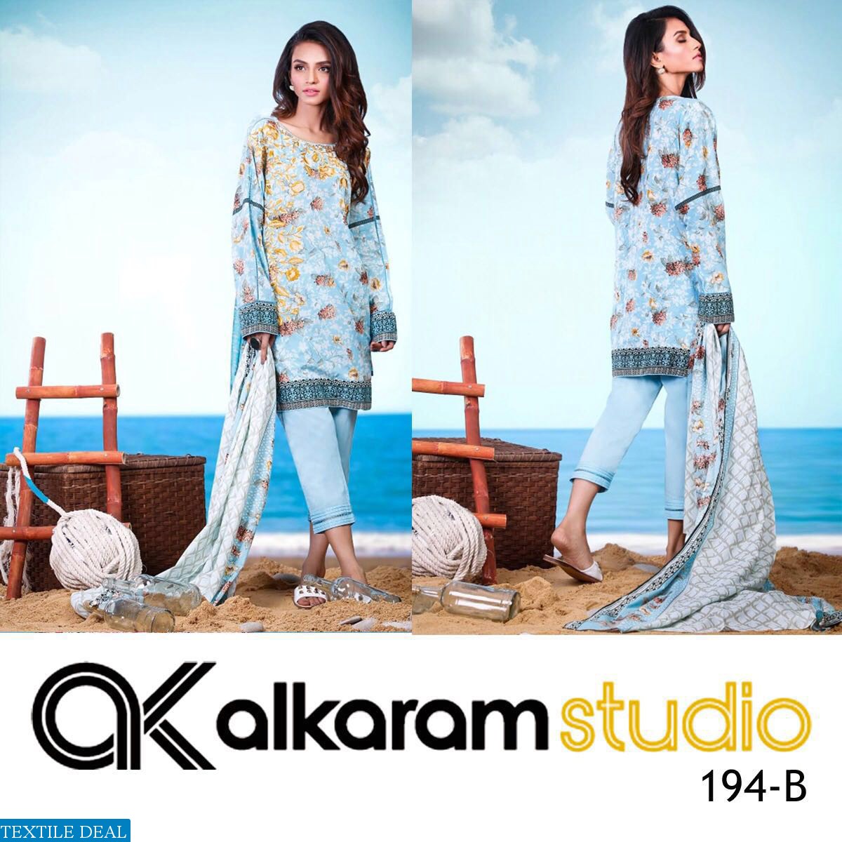 Al-karam Master Replica Embroidered Salwar Suits